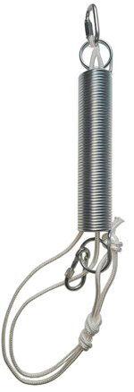 Verzinkte BABYFEDERUNG bis 15 kg Silber – mit der Babywiege ZUKAUFEN und Sicherheitshinweise beachten!