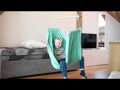 Hängende Textilschaukel creme JUNIOR